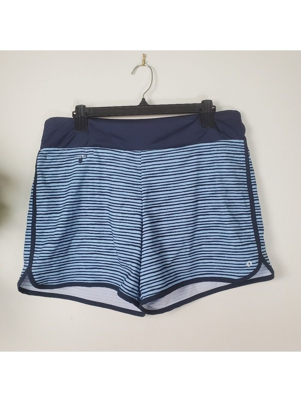 Hang Ten Large Navy Striped UV Protection Shorts